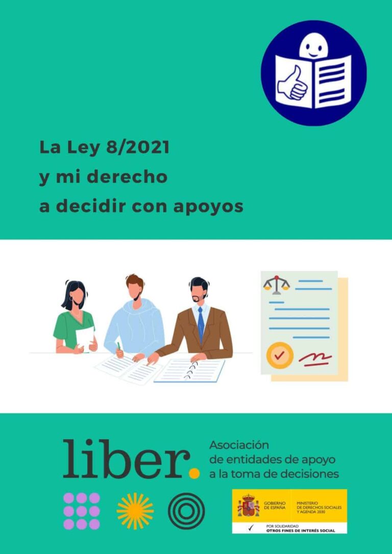 La Ley 8/2021 y nuestro derecho a decidir con apoyos