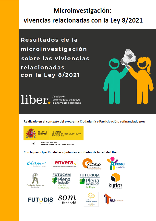 Microinvestigación: vivencias relacionadas con la Ley 8/2021